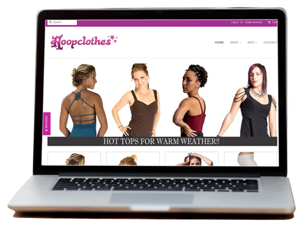 Ecommerce website design for clothing company